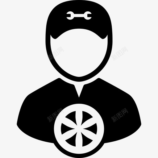 轮胎专家人员技术支持图标svg_新图网 https://ixintu.com 人员 技术支持 轮胎专家
