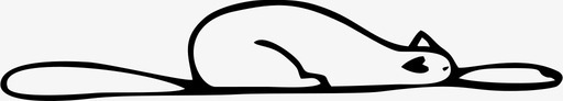 猫动物手绘图标svg_新图网 https://ixintu.com 动物 手绘 猫