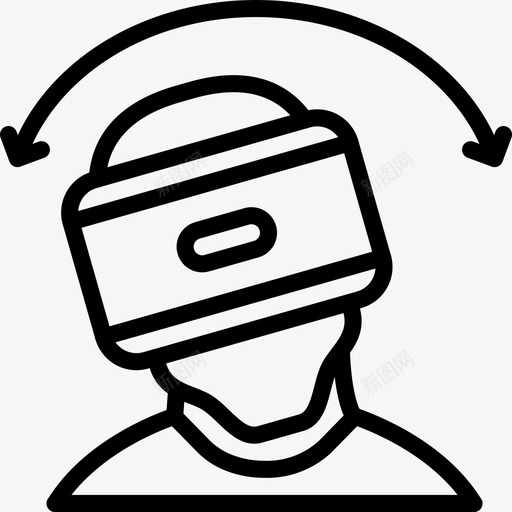 侧移现实虚拟图标svg_新图网 https://ixintu.com 侧移 现实 虚拟 虚拟现实概述