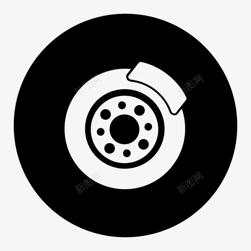 刹车游戏赛车图标svg_新图网 https://ixintu.com 刹车 汽车套件1 汽车维修 汽车配件 游戏 赛车 驱动轮