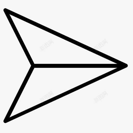 发送信息纸质飞机图标svg_新图网 https://ixintu.com 信息 发送 发送信息 电子商务图标 纸质飞机