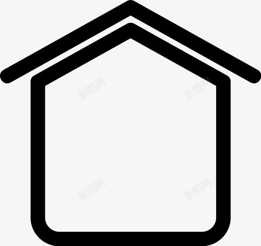 家住所小屋图标svg_新图网 https://ixintu.com 住所 家 小屋 房地产 房子
