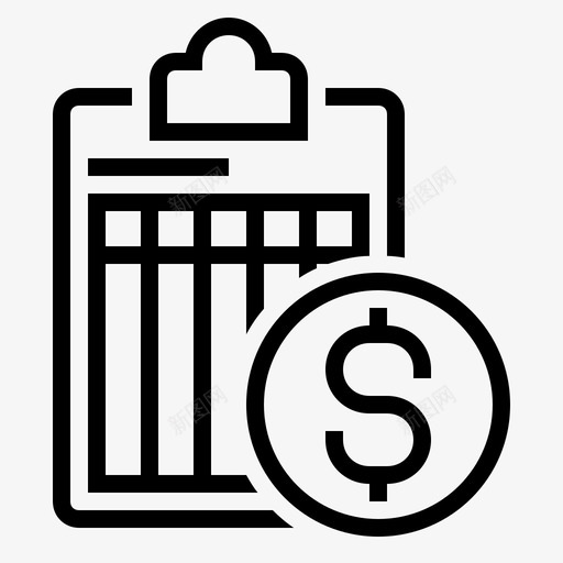 剪贴板业务业务报告图标svg_新图网 https://ixintu.com 业务 业务报告 剪贴板 财务报告 财务数据