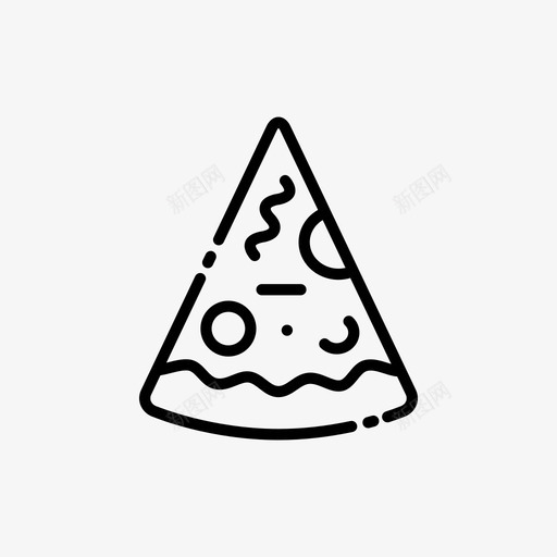 披萨食物午餐图标svg_新图网 https://ixintu.com 切片 午餐 单件 披萨 环球每日图标 食物 餐厅