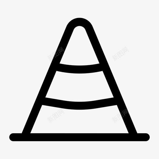 交通锥路障道路图标svg_新图网 https://ixintu.com 交通锥 清晰交通 路障 道路