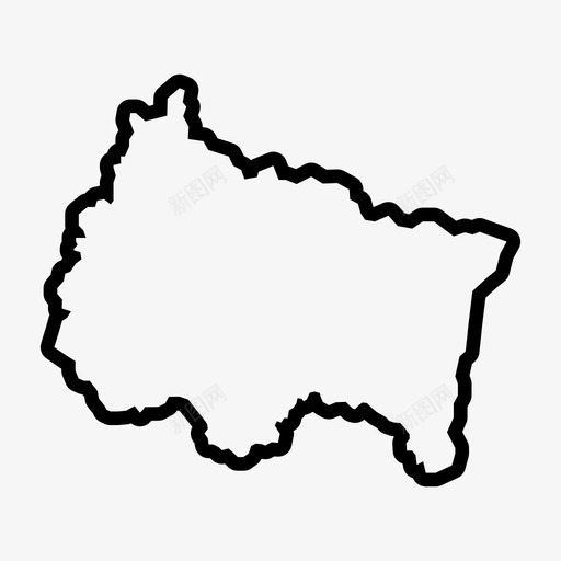 法国地区地图法国大东部图标svg_新图网 https://ixintu.com 大东部 法国 法国地区地图