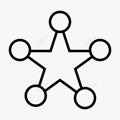 徽章缩影警察图标svg_新图网 https://ixintu.com 徽章 法律 缩影 警察 象征