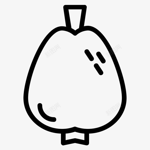 番石榴食物水果图标svg_新图网 https://ixintu.com 水果 番石榴 食物