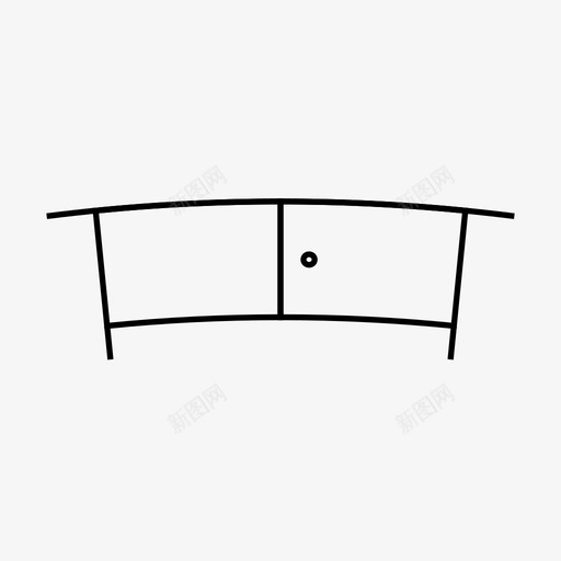 桌子家具家图标svg_新图网 https://ixintu.com 室内 室内家具 家 家具 木制 桌子
