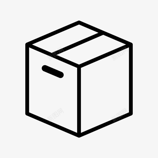 集装箱箱子货物图标svg_新图网 https://ixintu.com 交货 包装 商务电子商务物流 物流 箱子 货物 集装箱