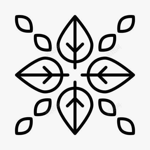 树叶秋天大地图标svg_新图网 https://ixintu.com 大地 树叶 秋天 自然