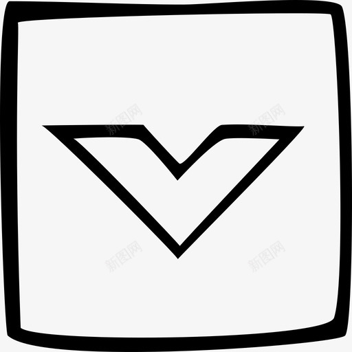 组合框下拉列表选择图标svg_新图网 https://ixintu.com 下拉列表 组合框 网络手绘 选择