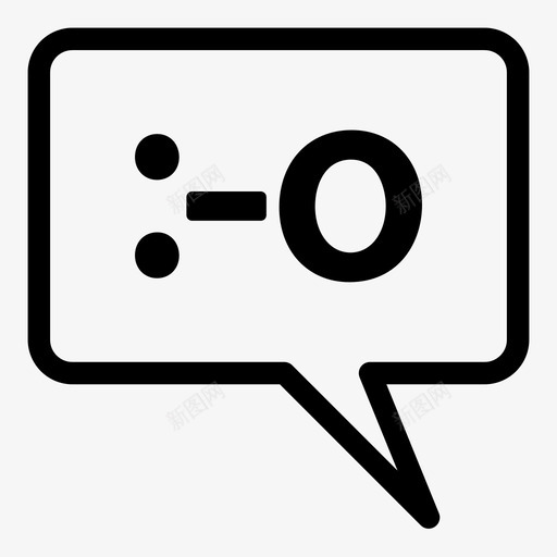 大声说话表情符号问题图标svg_新图网 https://ixintu.com 大声说话 惊喜 惊奇 泡泡 表情符号 说话 问题