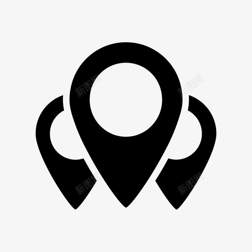 地点地图旅行图标svg_新图网 https://ixintu.com 世界 地图 地点 旅行
