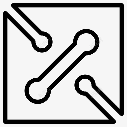 技术芯片连接图标svg_新图网 https://ixintu.com 技术 收藏品16 电子 芯片 连接