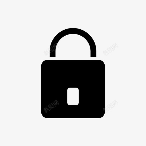保险锁保险标志图标svg_新图网 https://ixintu.com 保险 保险标志 锁