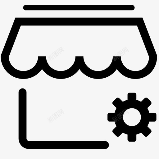 门店管理svg_新图网 https://ixintu.com 门店管理