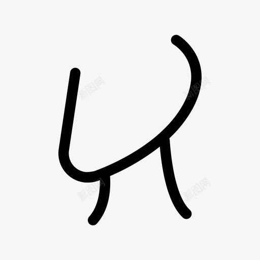 脸下巴器官图标svg_新图网 https://ixintu.com 下巴 器官 脸