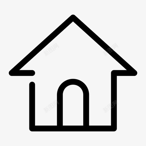 主仪表板房屋主菜单图标svg_新图网 https://ixintu.com 主仪表板 主菜单 房屋 移动式中间间隙