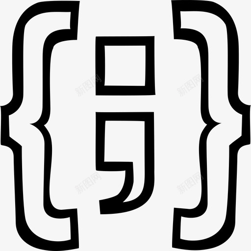 代码编码器编程图标svg_新图网 https://ixintu.com 代码 编码器 编程 网络手绘 脚本 软件