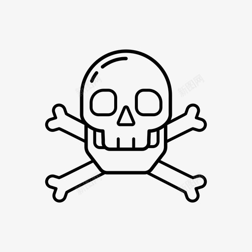 死亡骷髅魔咒系图标svg_新图网 https://ixintu.com 死亡 骷髅 魔咒系