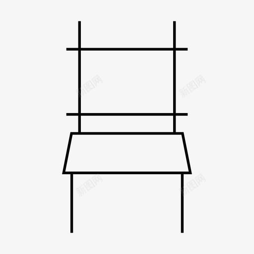 椅子享受休息图标svg_新图网 https://ixintu.com 享受 休息 坐下 室内家具 木制 椅子
