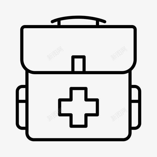 援助包慈善图标svg_新图网 https://ixintu.com 人道主义 包 医疗 慈善 援助 社工