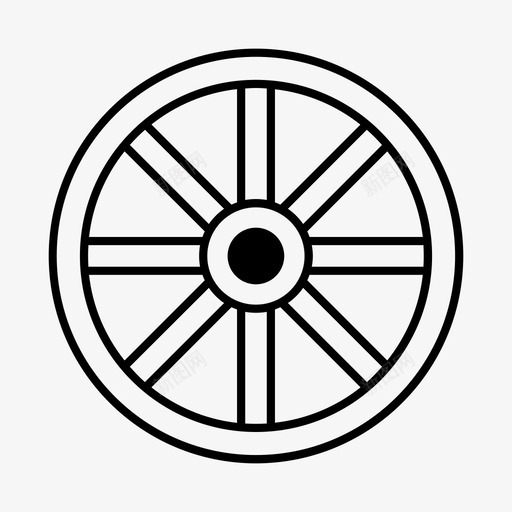车轮汽车配件汽车工具图标svg_新图网 https://ixintu.com 汽车工具 汽车车轮 汽车配件 车轮
