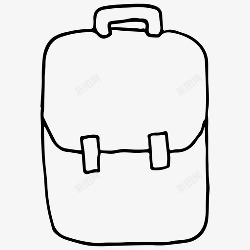 书包手绘学校图标svg_新图网 https://ixintu.com 书包 学校 手绘 素描 返校