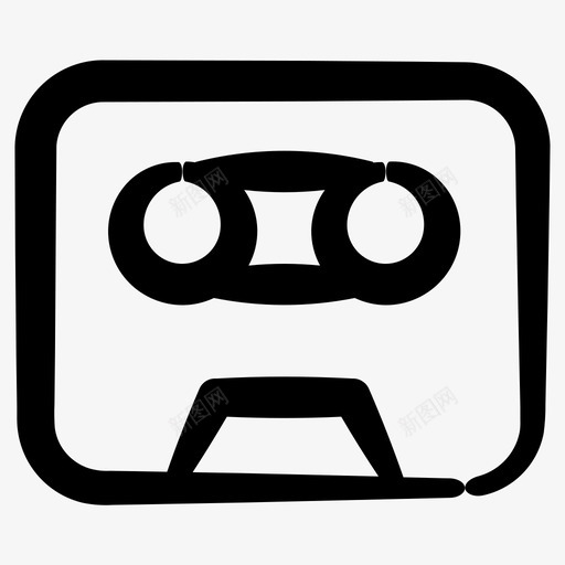 卡塞特录音带卡塞特磁带图标svg_新图网 https://ixintu.com 卡塞特 卡塞特磁带 墨水精华第二卷 录音带