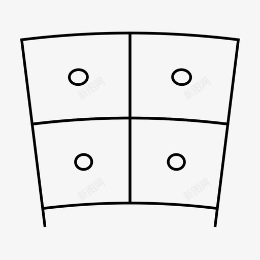 桌子家具家图标svg_新图网 https://ixintu.com 室内 室内家具 家 家具 木制 桌子