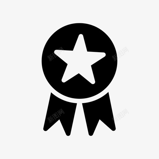奖章奖励诺贝尔图标svg_新图网 https://ixintu.com 在线营销符号图标第一卷 奖励 奖品 奖章 技术 诺贝尔
