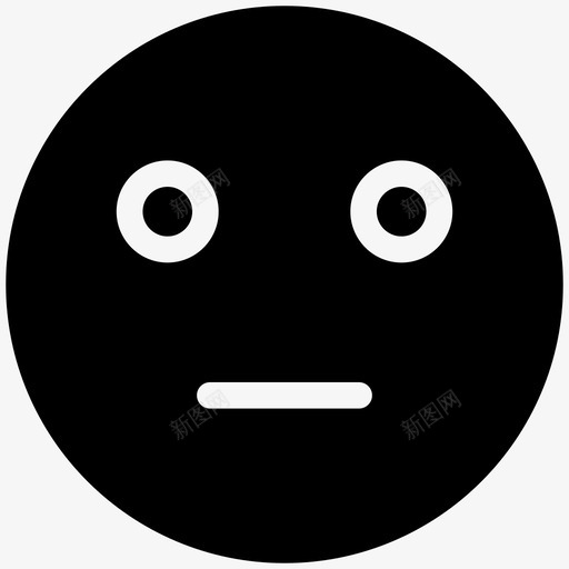 中性表情符号表情符号客户支持填充图标svg_新图网 https://ixintu.com 中性表情符号 客户支持填充 表情符号