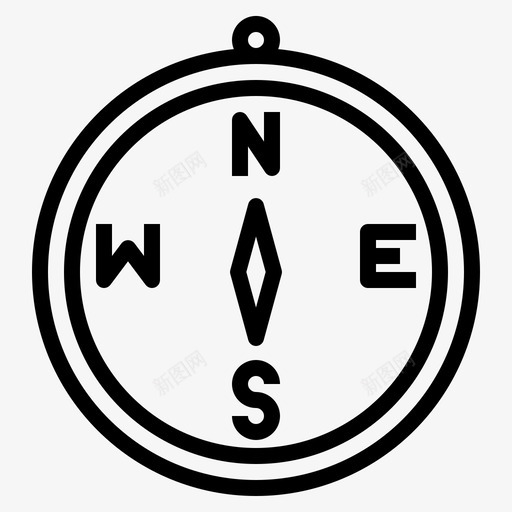 旅游地图导航图标svg_新图网 https://ixintu.com 地图 导航 度假 旅游