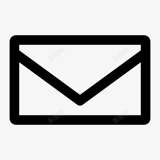 消息信封基本信息图标svg_新图网 https://ixintu.com 信封 基本信息 消息