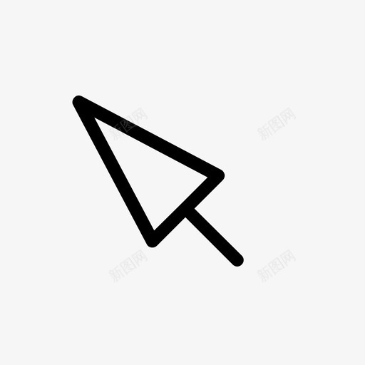 箭头单击计算机图标svg_新图网 https://ixintu.com 光标 单击 用户界面 箭头 计算机 鼠标