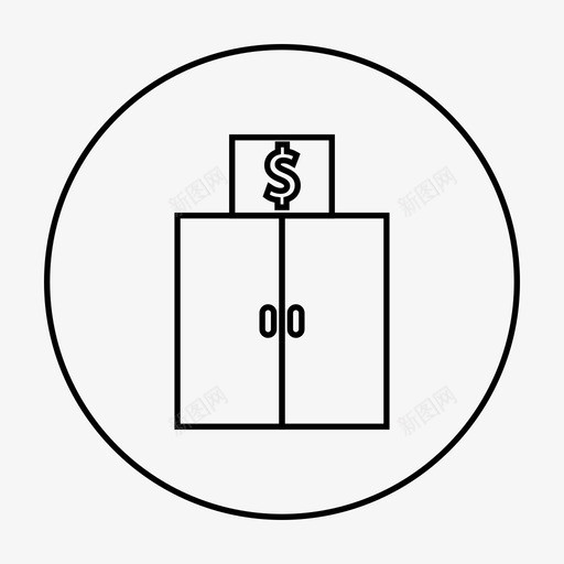 银行银行家建筑图标svg_新图网 https://ixintu.com 建筑 银行 银行家
