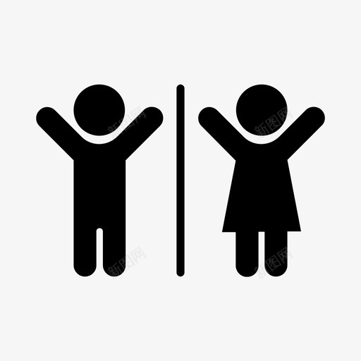 卫生间男卫生间女卫生间图标svg_新图网 https://ixintu.com 卫生间 女卫生间 男卫生间