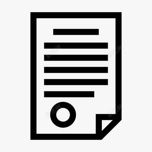 执照合同文件图标svg_新图网 https://ixintu.com 合同 执照 文件 机场标志 消费税 粗体