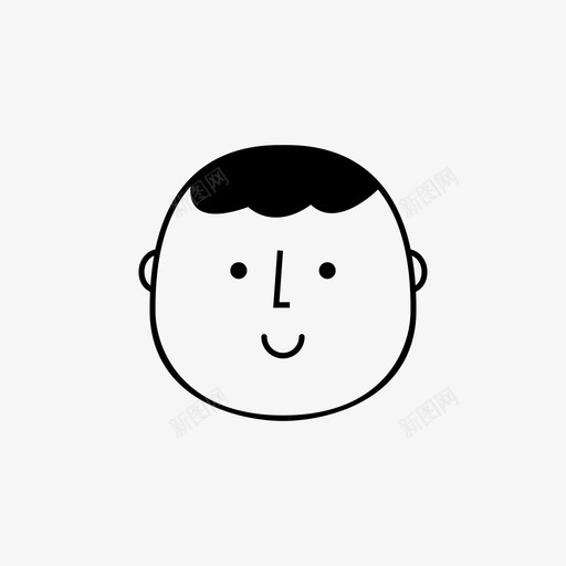 性格身材快乐图标svg_新图网 https://ixintu.com 快乐 性格 男人 身材