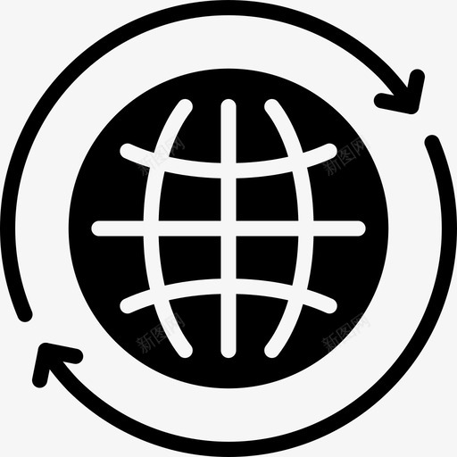 国际快递电子商务全球范围图标svg_新图网 https://ixintu.com 全球范围 国际快递 电子商务 电子商务扎实