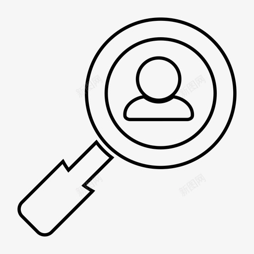 搜索人约会应用人力资源图标svg_新图网 https://ixintu.com 人力资源 找人 招聘 搜索人 约会应用 面试