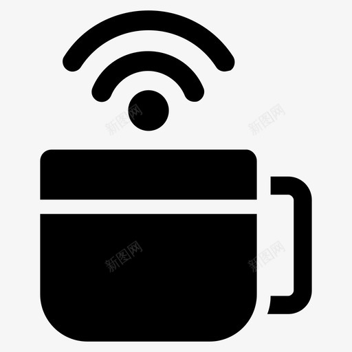 免费wifi区咖啡杯咖啡店图标svg_新图网 https://ixintu.com seo互联网营销集1 wifi 免费wifi区 咖啡店 咖啡杯 餐厅