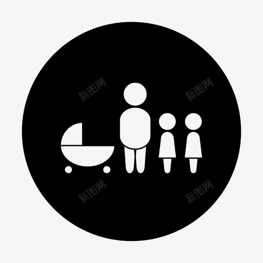 父亲孩子父母图标svg_新图网 https://ixintu.com 单亲 孩子 家庭 父亲 父母