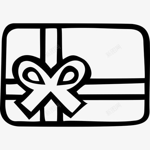 礼品卡优惠券代金券图标svg_新图网 https://ixintu.com 代金券 优惠券 礼品卡 网络手绘