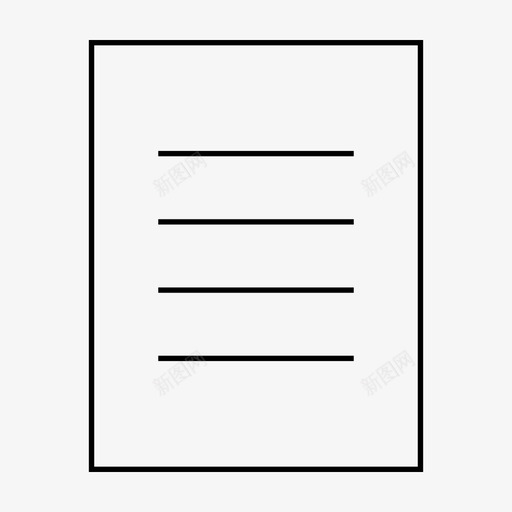 表格合同交易图标svg_新图网 https://ixintu.com 交易 合同 注册 电子商务 表格