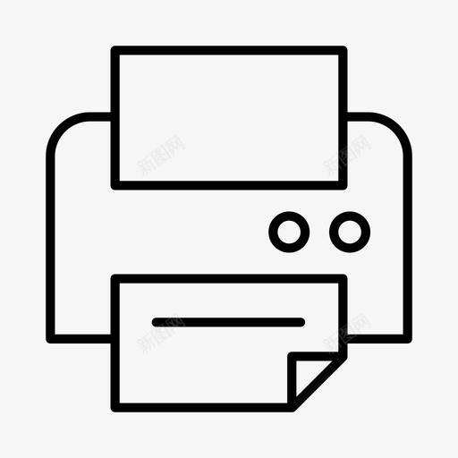 打印机电器电子图标svg_新图网 https://ixintu.com 工作 打印机 技术 电器 电子