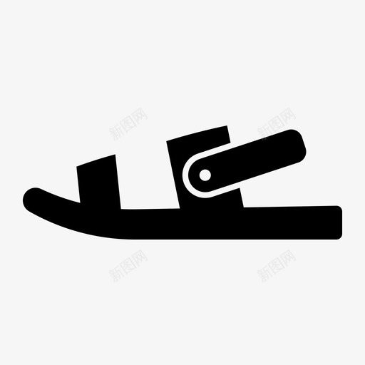 凉鞋鞋具套装图标svg_新图网 https://ixintu.com 凉鞋 套装 拖鞋 男装 鞋具
