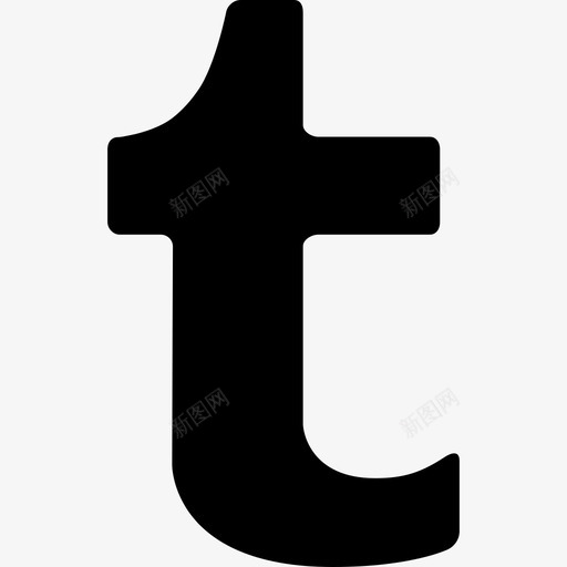 Tumblr大徽标社交媒体扩展用户界面图标svg_新图网 https://ixintu.com Tumblr大徽标 扩展用户界面 社交媒体