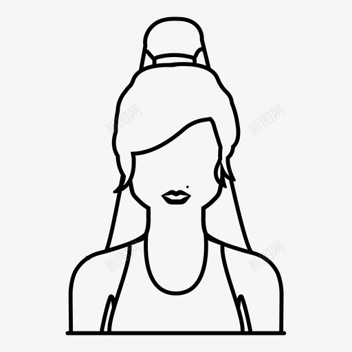 女人头像人物图标svg_新图网 https://ixintu.com 个人资料 人物 人物头像 头像 女人 用户